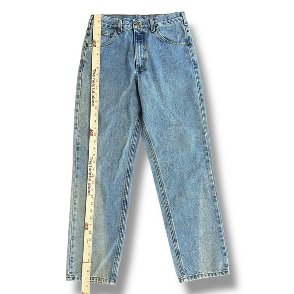 Y2K Carhartt B17 Relaxed Tapered Jeans 30x30 Stonewash Blue 100% Cotton Vintage - Picture 3 of 13